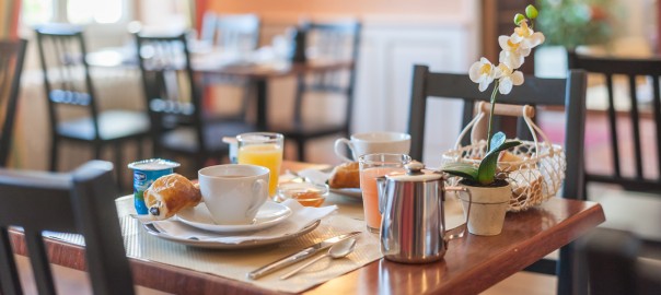 petit déjeuner au domaine du prieuré